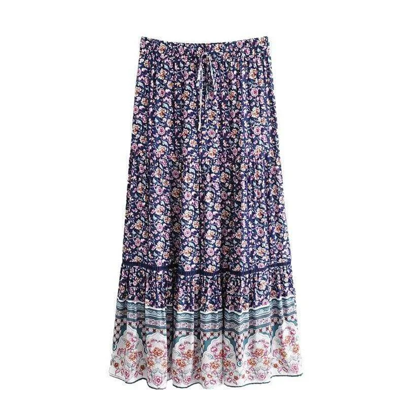 Lorelei Maxi Skirt satin skirt smooth