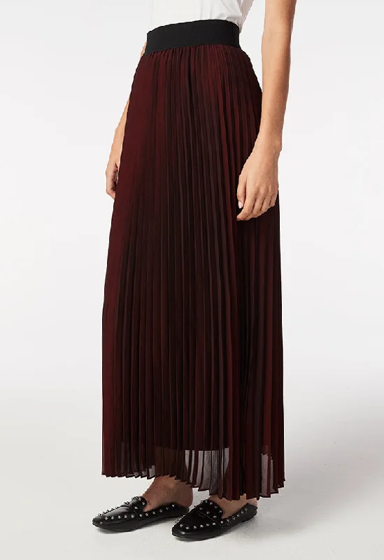 Pleated Lurex Skirt silk skirt luxurious