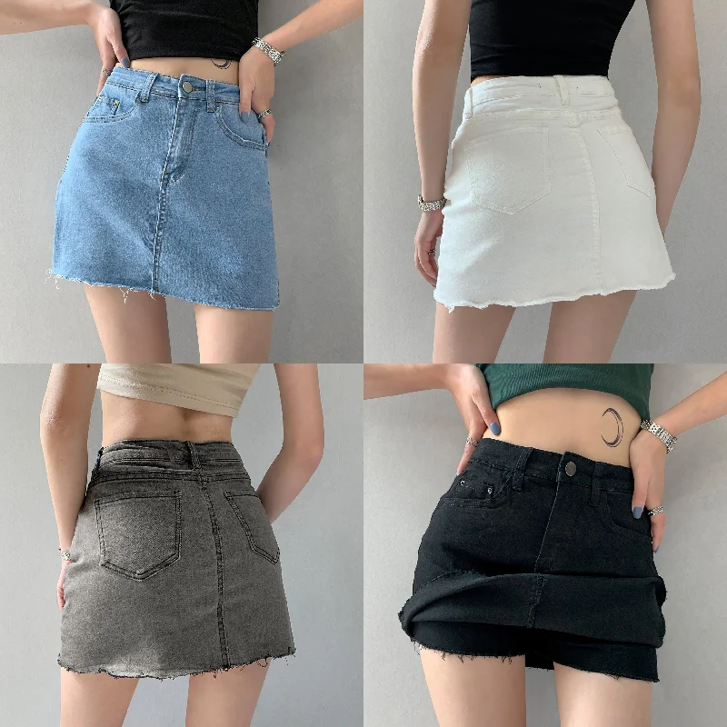 Summer fashion denim skirt YV43029 casual skirt length