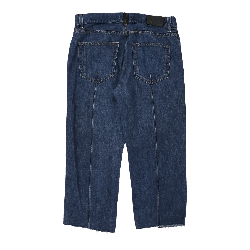 Tapered Fit Prada Jeans - 32W UK 12 Blue Cotton Casual Straight-Leg Jeans