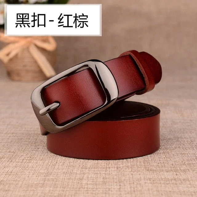 Black buckleDark red